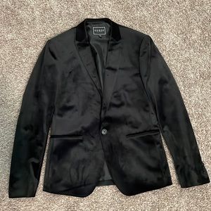 Guess Black Velvet Blazer size Small